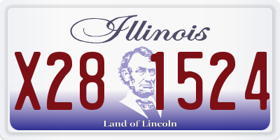 IL license plate X281524