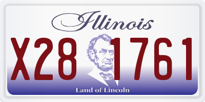 IL license plate X281761