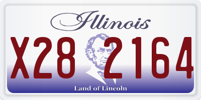 IL license plate X282164
