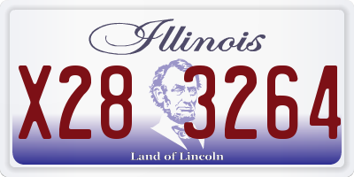 IL license plate X283264