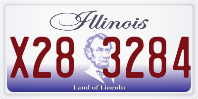 IL license plate X283284