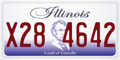 IL license plate X284642