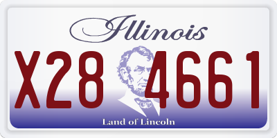 IL license plate X284661