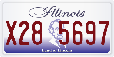 IL license plate X285697