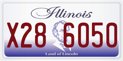 IL license plate X286050