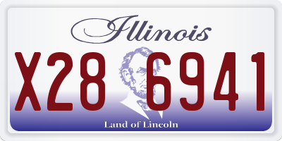 IL license plate X286941