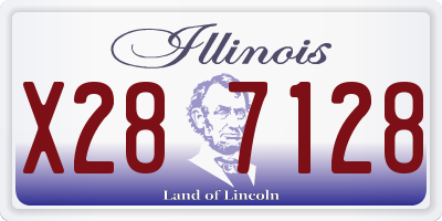 IL license plate X287128