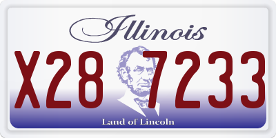 IL license plate X287233