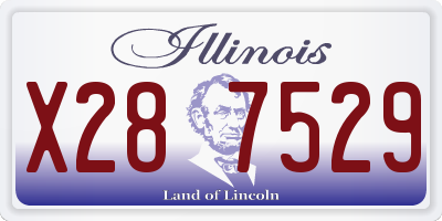 IL license plate X287529