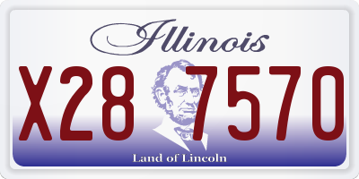 IL license plate X287570