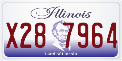 IL license plate X287964