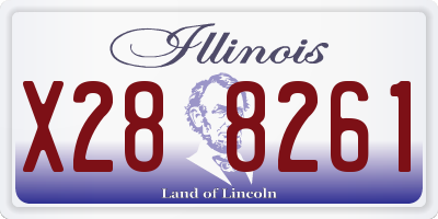 IL license plate X288261