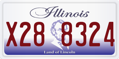 IL license plate X288324