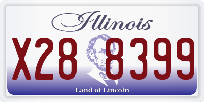 IL license plate X288399