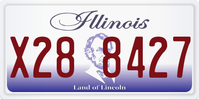 IL license plate X288427