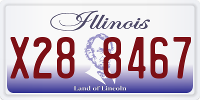 IL license plate X288467
