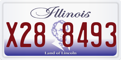 IL license plate X288493