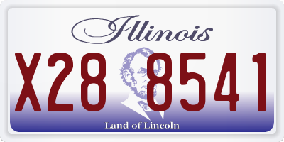 IL license plate X288541