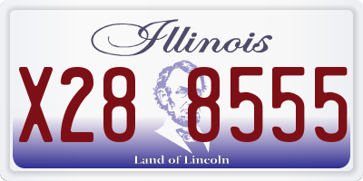 IL license plate X288555