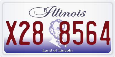 IL license plate X288564