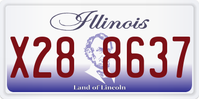 IL license plate X288637