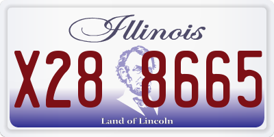 IL license plate X288665