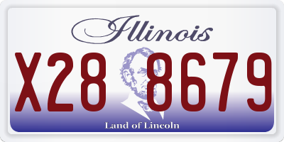 IL license plate X288679
