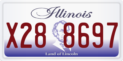 IL license plate X288697