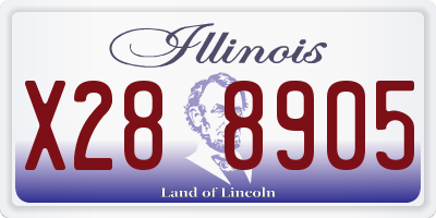 IL license plate X288905
