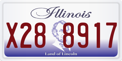 IL license plate X288917
