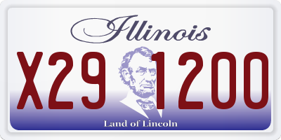 IL license plate X291200