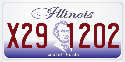 IL license plate X291202