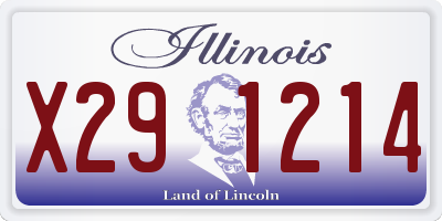 IL license plate X291214