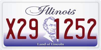 IL license plate X291252