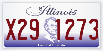 IL license plate X291273