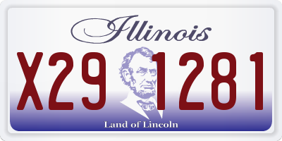 IL license plate X291281
