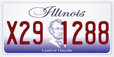 IL license plate X291288