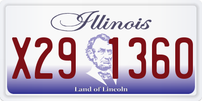 IL license plate X291360