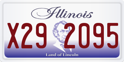 IL license plate X292095