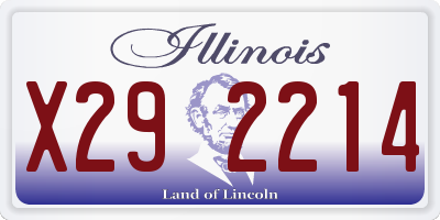 IL license plate X292214