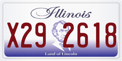 IL license plate X292618