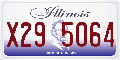 IL license plate X295064