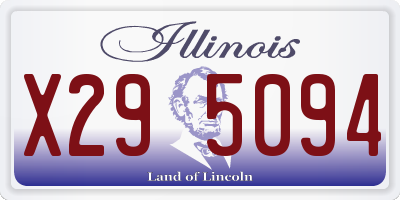 IL license plate X295094