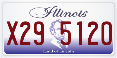 IL license plate X295120