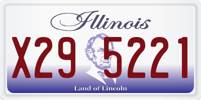 IL license plate X295221