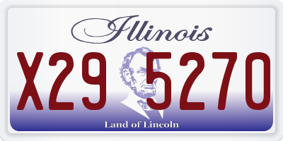 IL license plate X295270