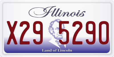 IL license plate X295290