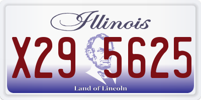 IL license plate X295625