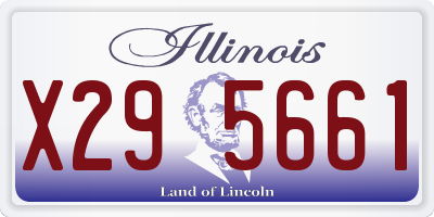 IL license plate X295661