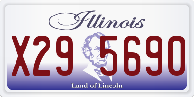 IL license plate X295690